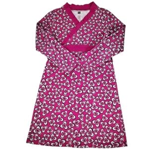 Tea Collection Magenta Floral Dress Kid's Size 8